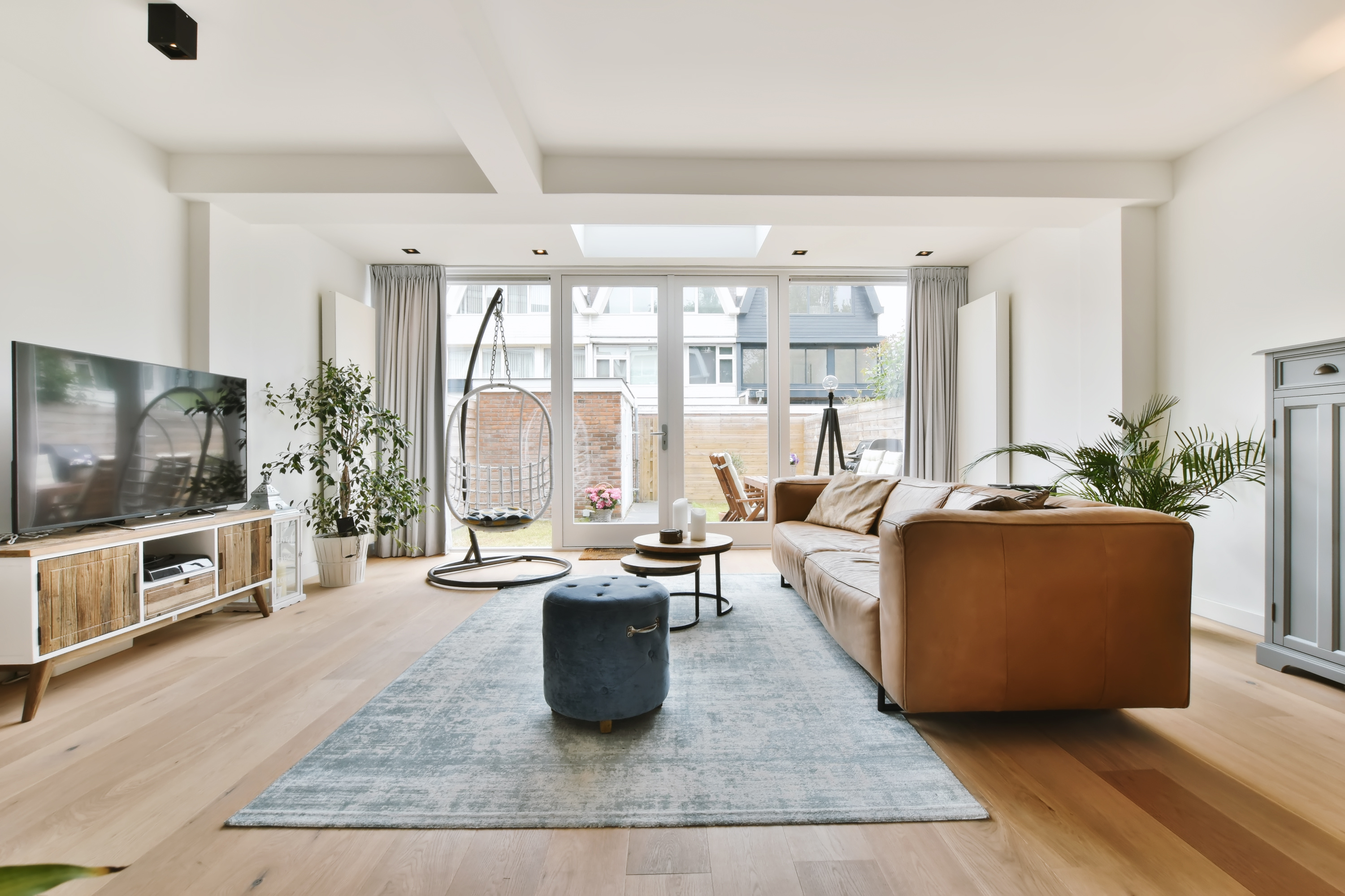 Stilvoll eingerichtetes Wohnzimmer